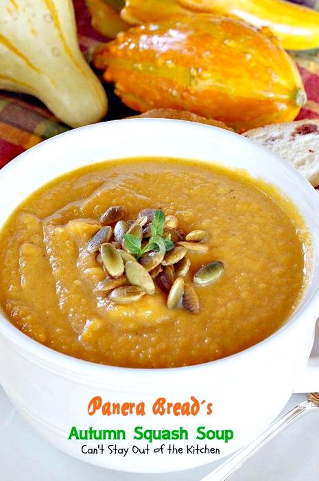 Panera bread autumn harvest soup recipe