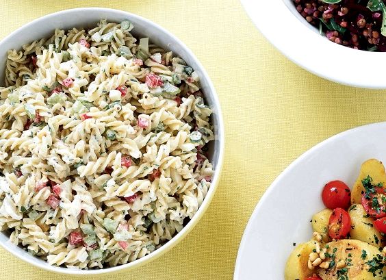 Pasta salad recipe with mayo and eggs