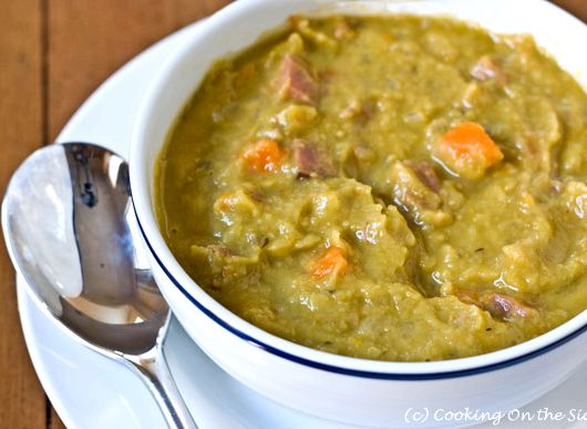 Pea and ham soup recipe with split peas and ham