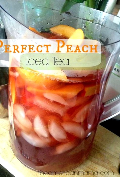 Peach iced tea recipe alcoholic slushies