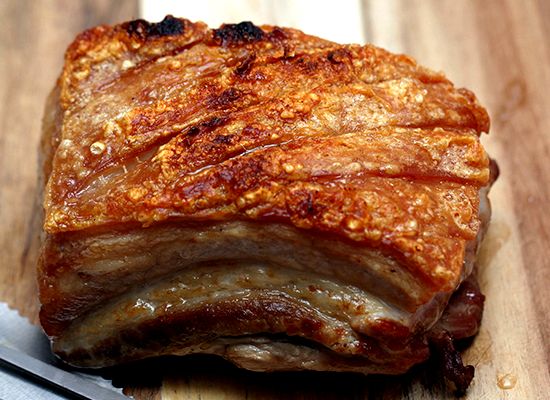 Pork leg roast recipe weber
