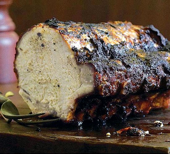 Pork loin roast smoker recipe