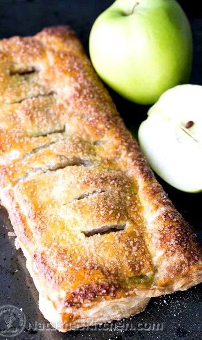 Puff pastry apples and caramel recipe