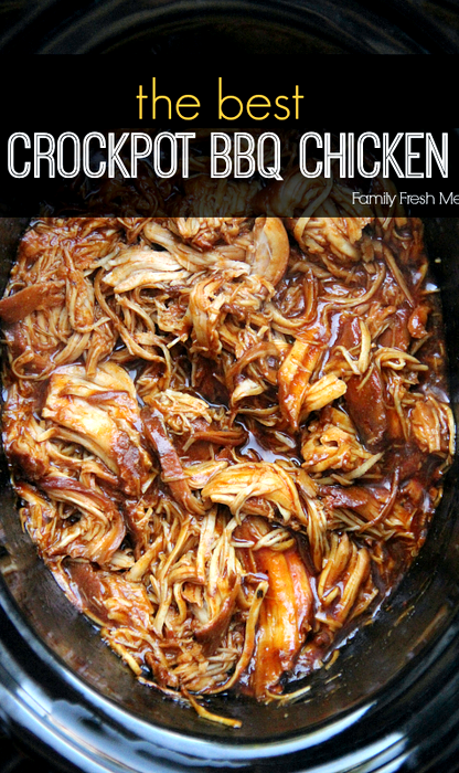 Pulled chicken recipe in crock pot