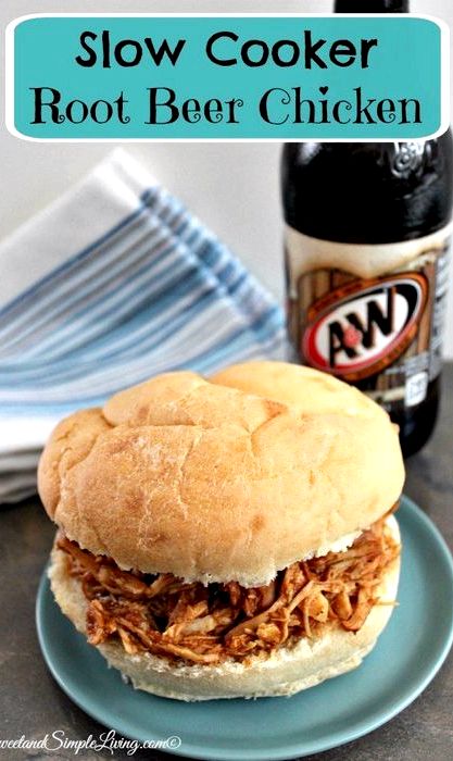 Pulled chicken recipe with root beer