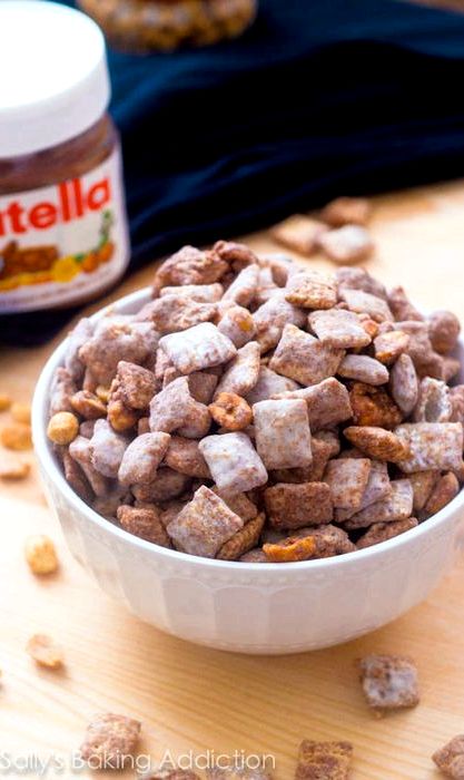 Puppy chow chex mix recipe with nutella Puppy chow chex mix recipe with nutella
