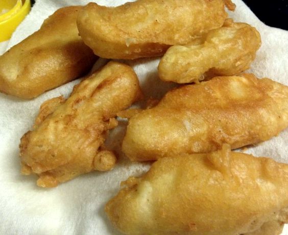 Recipe batter for deep fried fish