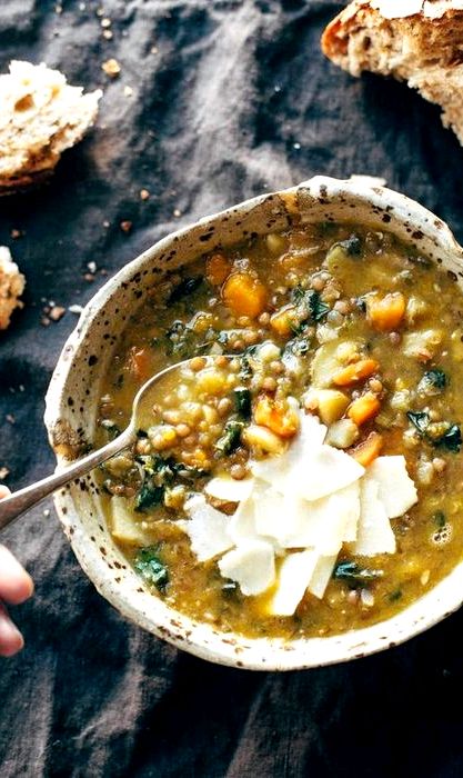 Recipe crock pot lentil kale soup