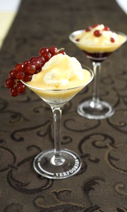 Recipe for advocaat made with pudding