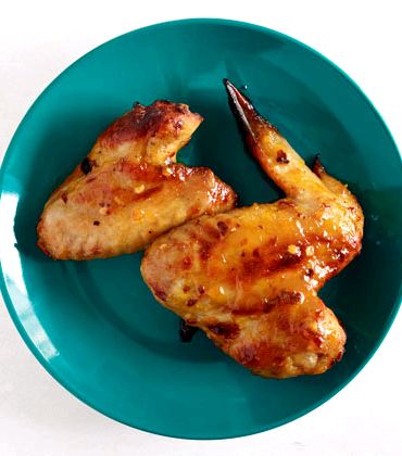 Recipe for apricot glazed chicken wings