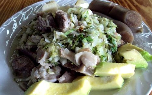 Recipe for bajan pudding and souse