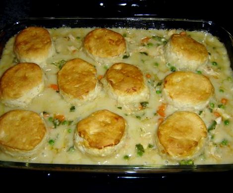Recipe for chicken stew and biscuits