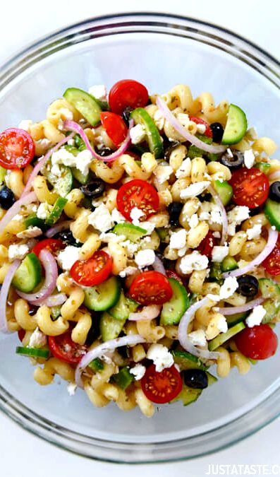 Recipe for greek pasta salad dressing