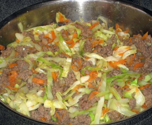 Recipe for ground meat and cabbage