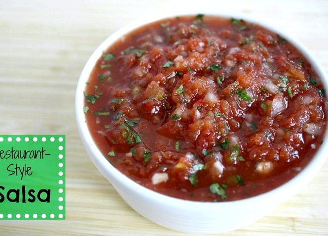 Recipe for homemade salsa using canned tomatoes