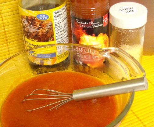 Recipe for mild hot wing sauce