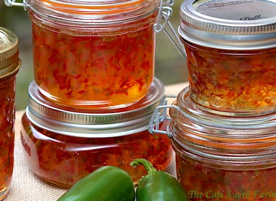 Recipe for red jalapeno jelly