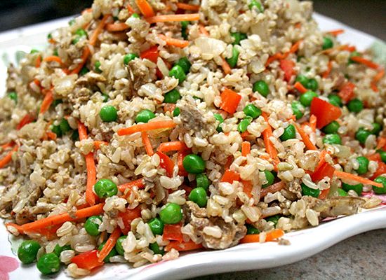 Recipe fried rice egg vegetables