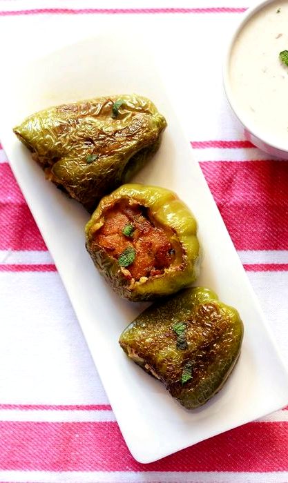 Recipe of bharwa shimla mirch without potato