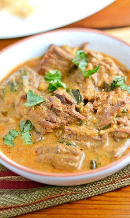Red curry beef recipe coconut milk
