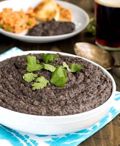Refried black beans recipe dried apples