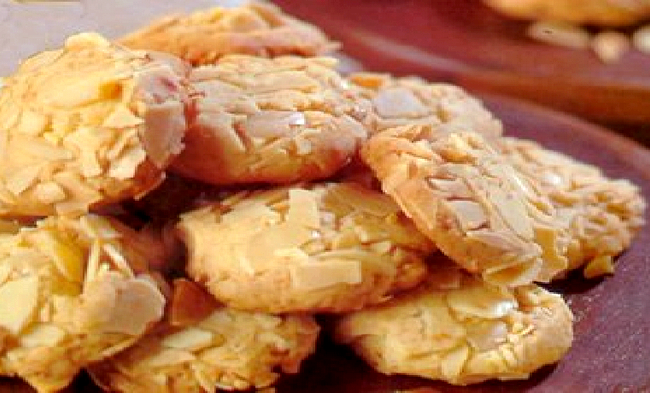 Resep kue kering almond slice recipe