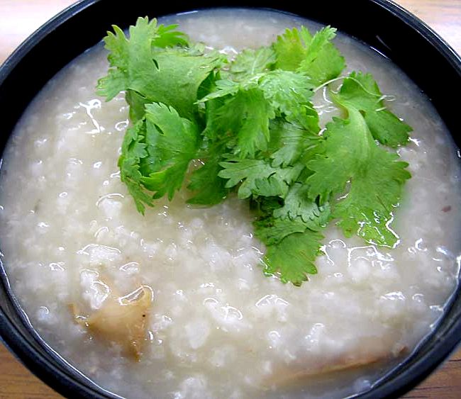 Rice congee soup jook recipe