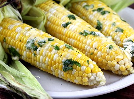 Roasted corn on the cob grill recipe