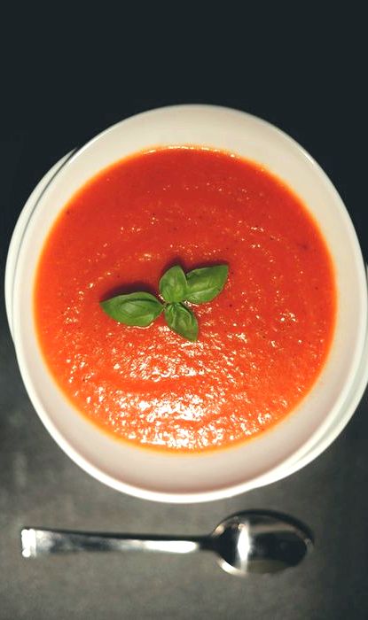 Roasted tomato bell pepper soup recipe