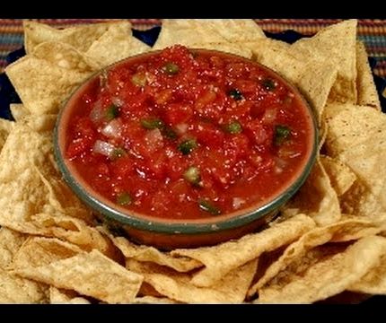 Salsa de tomate para nachos recipe