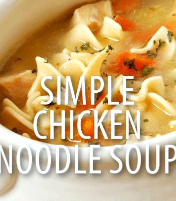 Simple chicken noodle soup recipe emeril