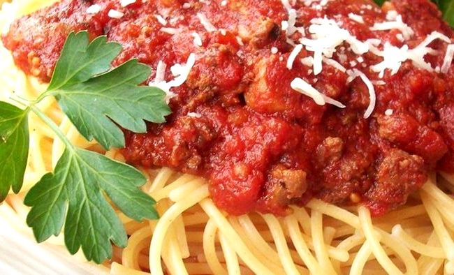 Slow cook spaghetti meat sauce recipe