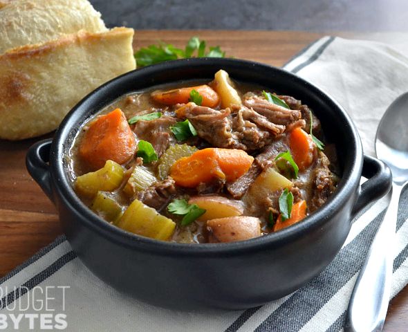 Slow cooker beef stew recipe