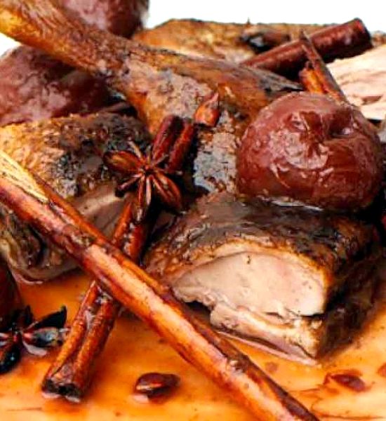 Slow roasted chinese duck recipe