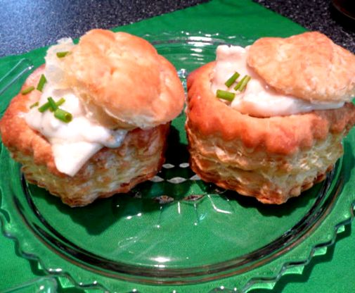 Smoked oyster vol au vents recipe