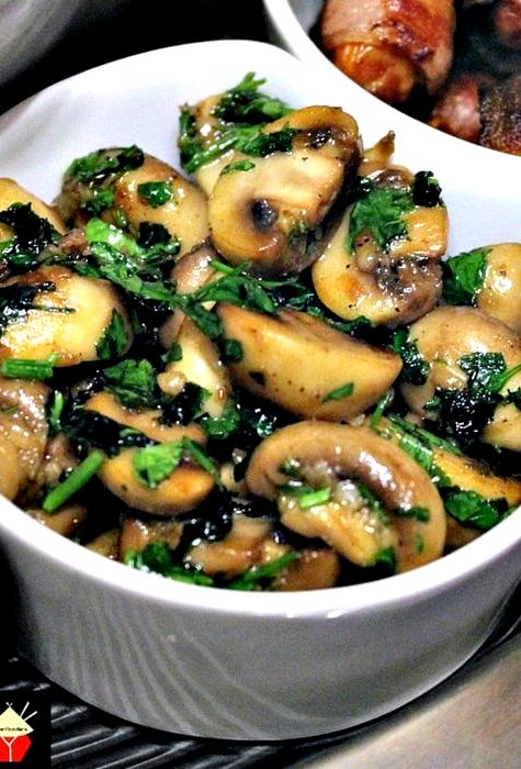 Spanish tapas garlic mushrooms recipe
