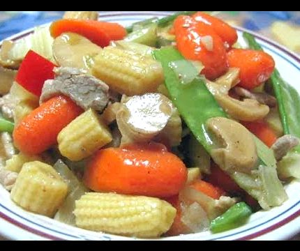 Special chop suey filipino recipe