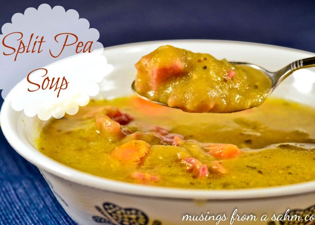 Split pea soup recipe with ham and potatoes