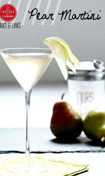 St. germain pear martini recipe