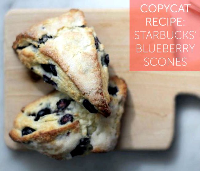 Starbucks blueberry scone recipe copycat