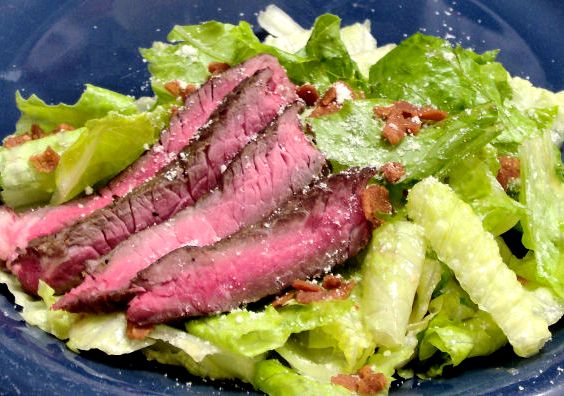 Steak caesar salad easy recipe