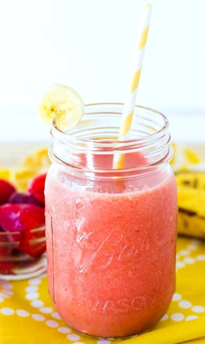 Strawberry banana orange juice smoothie recipe