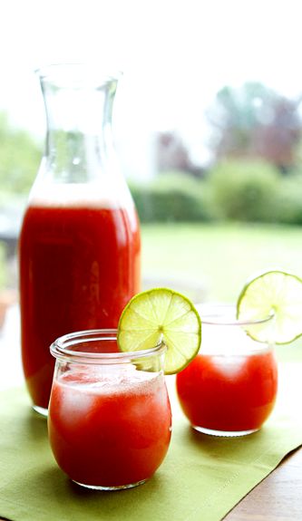 Strawberry lime agua fresca recipe limonada