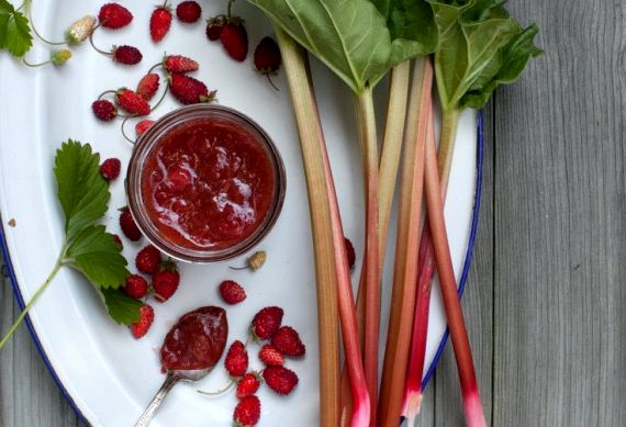 Strawberry rhubarb jam recipe honey
