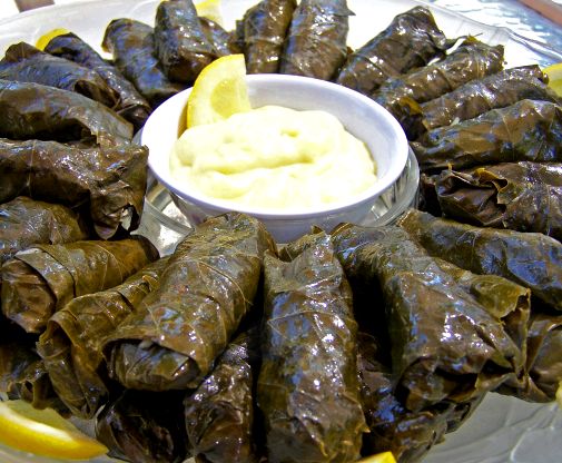 Stuffed grape leaves recipe greek rice Stuffed grape leaves recipe greek rice