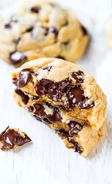 Super chewy soft chocolate chip cookies recipe