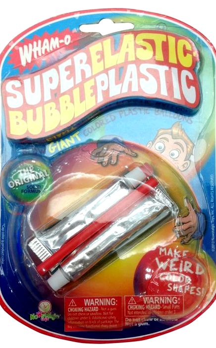 Super elastic bubble plastic recipe covers