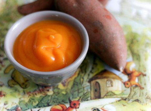 Sweet potato baby food puree recipe