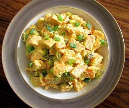Sweet potato curry salad recipe