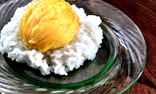Thai sweet rice dessert recipe